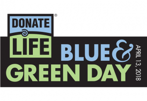 blue and green day