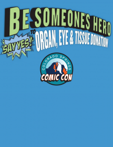 DOnate Life Colorado comic con colorado springs donor alliance