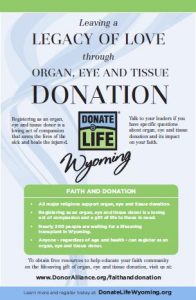 Faith and organ donation 