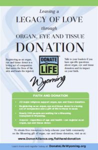 Faith and organ donation 