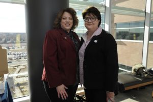 Rose Parade Sendoff - Colleen Reed and Jennifer Prinz