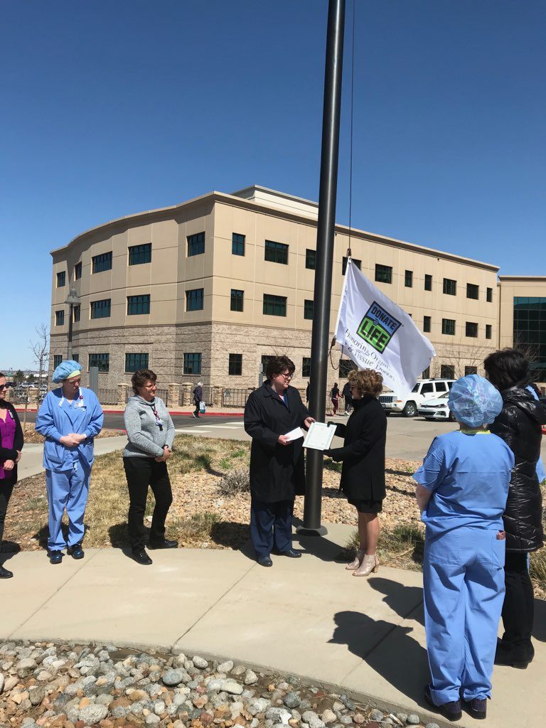 Sky Ridge Flag Raising 