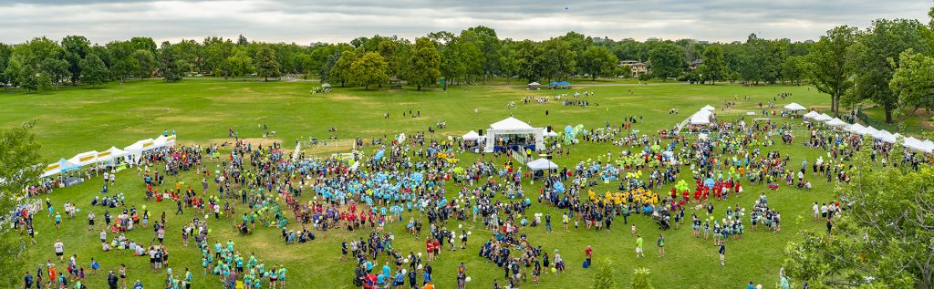 Donor Dash 2018 aerial photo