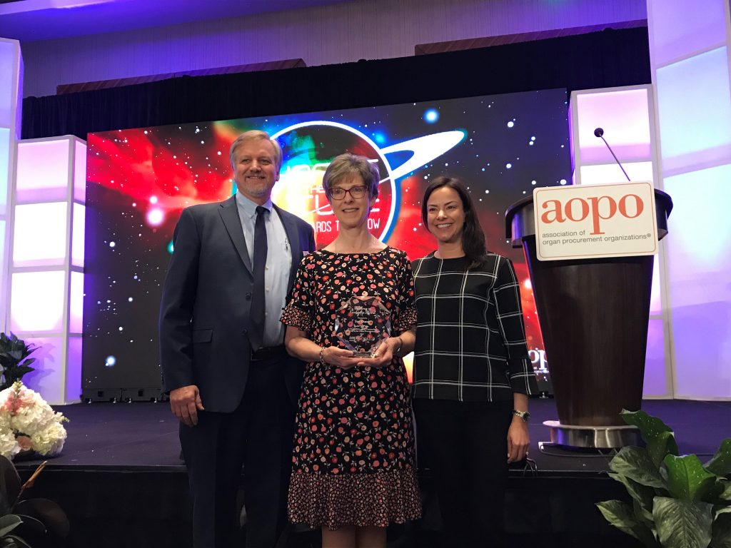 Sue AOPO award