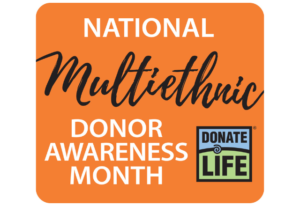 multiethnic donor awareness month thumbnail calendar of events