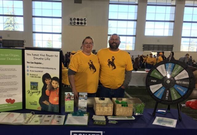 Donate Life Night with the University of Wyoming Football