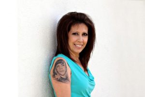 woman with tattoo Donor Remembrance
