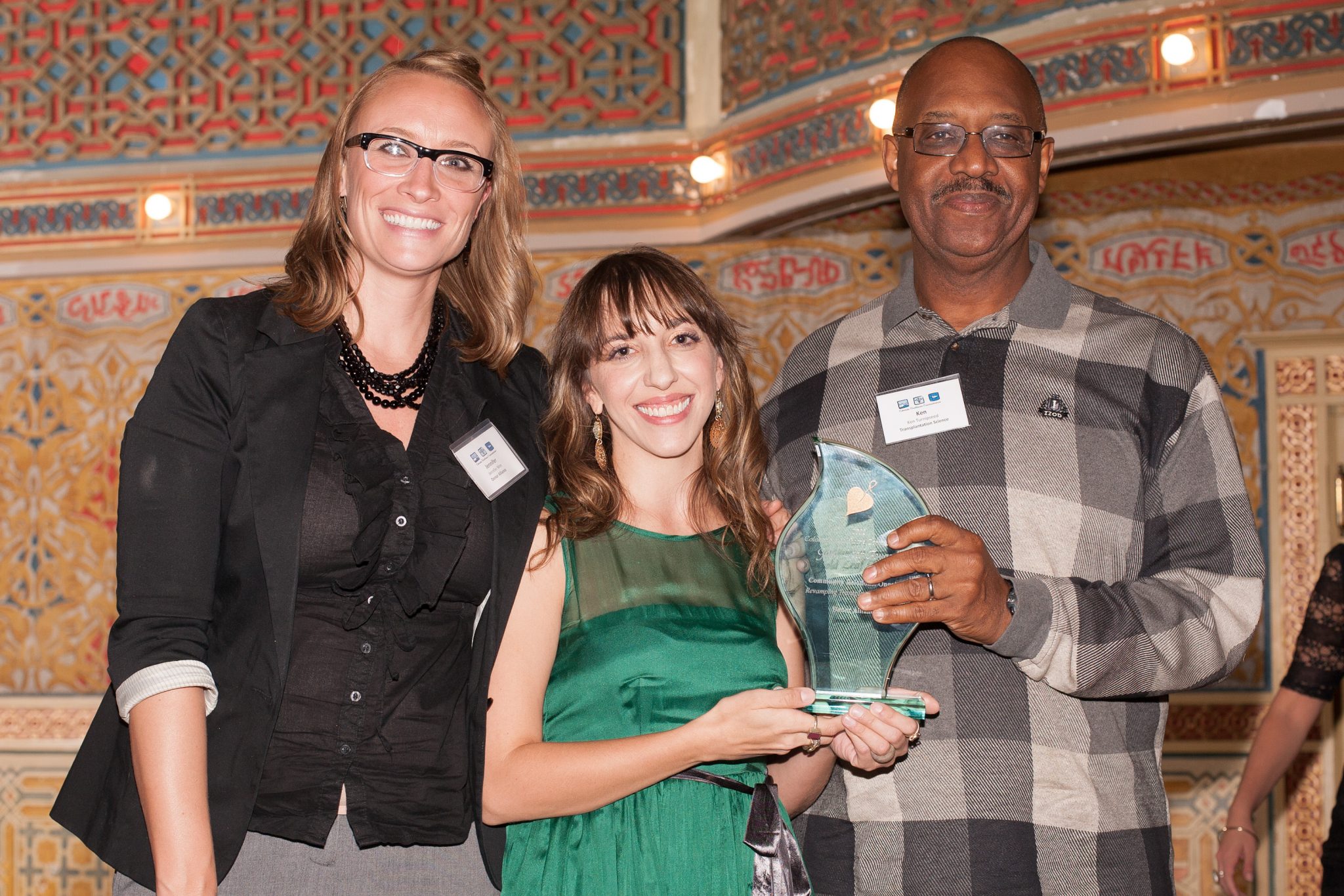 Donor Alliance (LR) Jennifer Moe, Katie Cicerchi and Ken Turnipseed