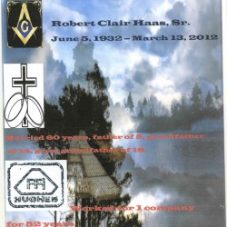 Robert Clair Haas, Sr.