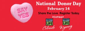 Donor Alliance Colorado Denver Wyoming Donor Day Dual Logo