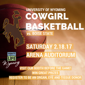 Donor Alliance Colorado Denver Wyoming Cowgirl Basketball